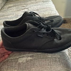 Womens all black vans